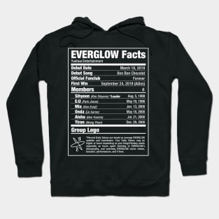 EVERGLOW Kpop Nutritional Facts 2 Hoodie